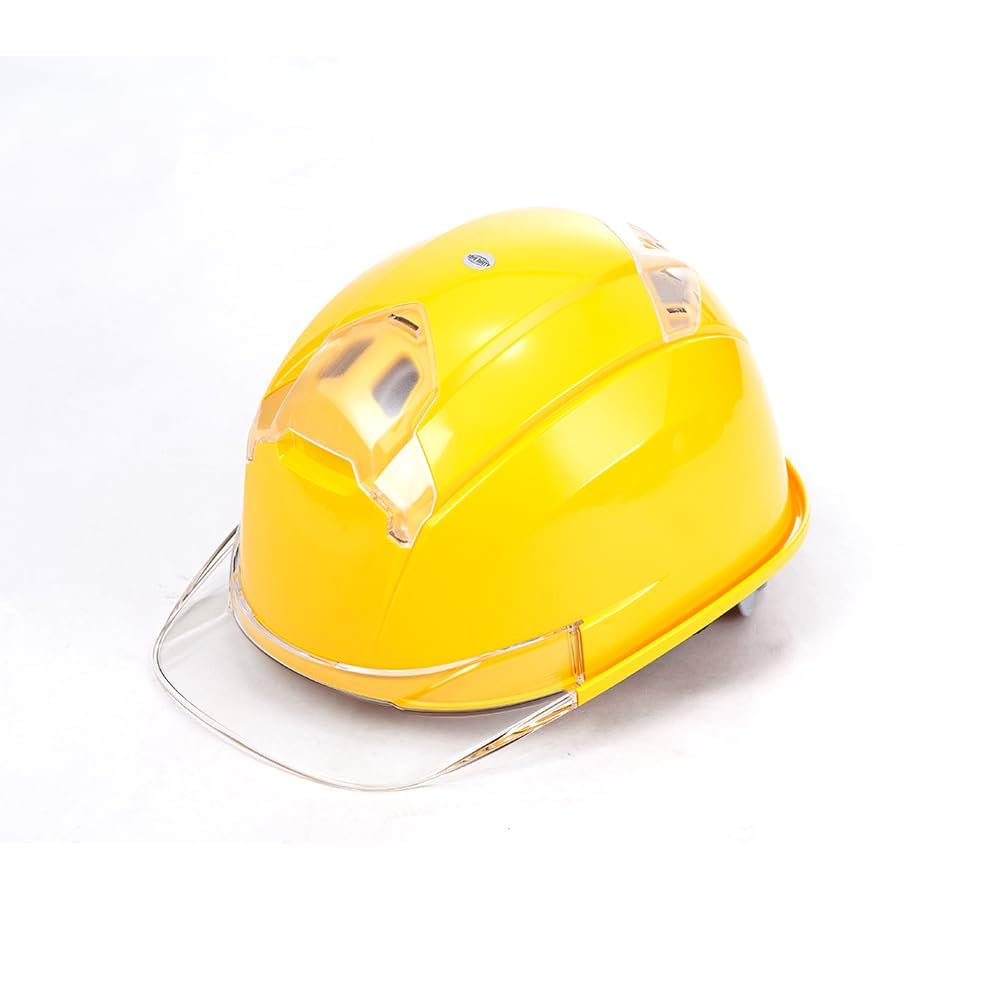 トーヨーセフティー 高機能ヘルメットヴェンティー うす黄/スモーク 4個セット トーヨーセフティー 高機能ヘルメットヴェンティー うす黄